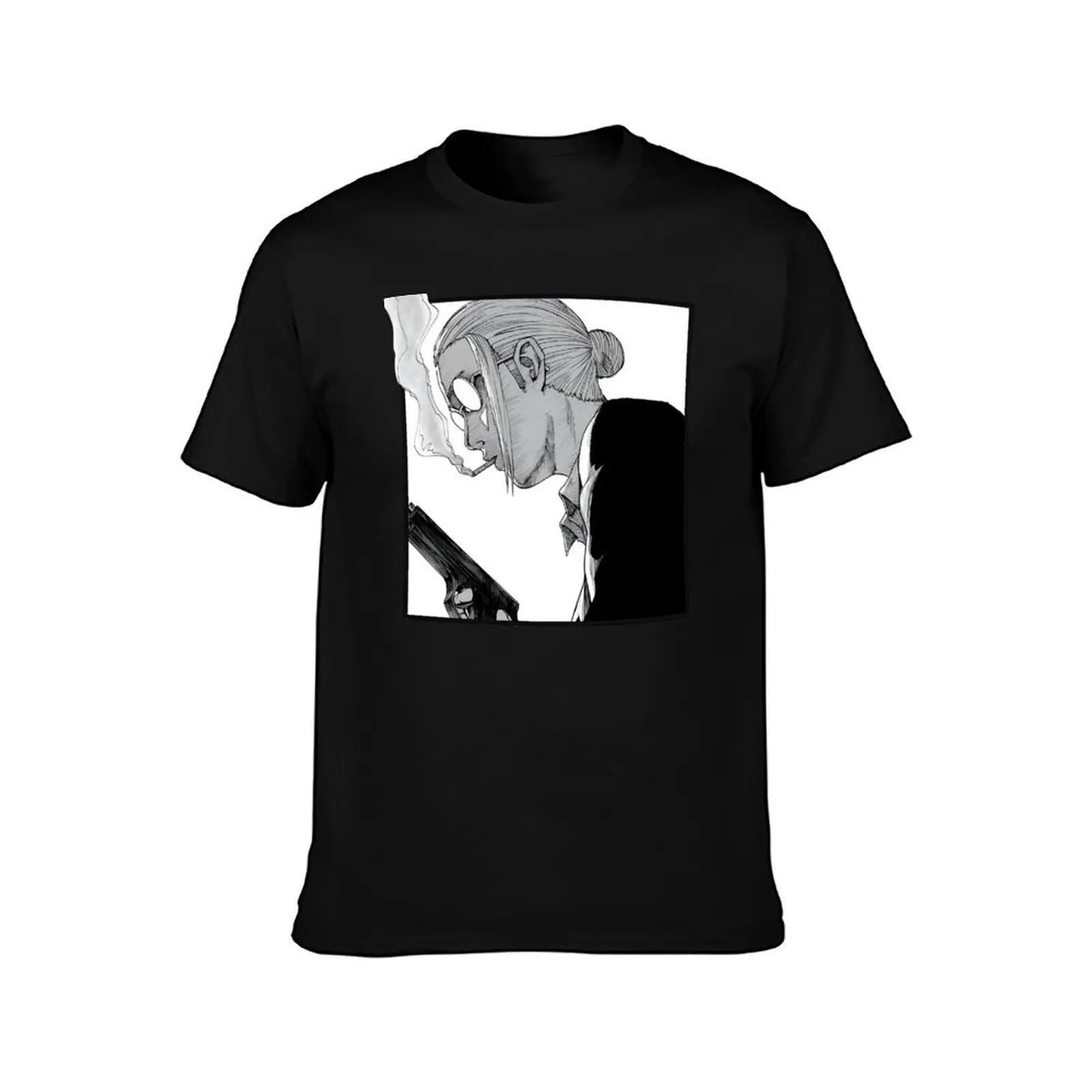 taro sakamoto T-Shirt Summer Casual Cotton Tee Oversized Streetwear Tops Vintage Graphic Print Loose Fit Short Sleeve