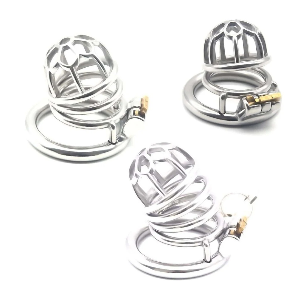 FRKO SM Hollow Floral Chastity Cage Penis Ring Lock Cock Cage 정조대 Abstinence Restrain DeviceAlternative Sex Toys Men Slave Games - view 2