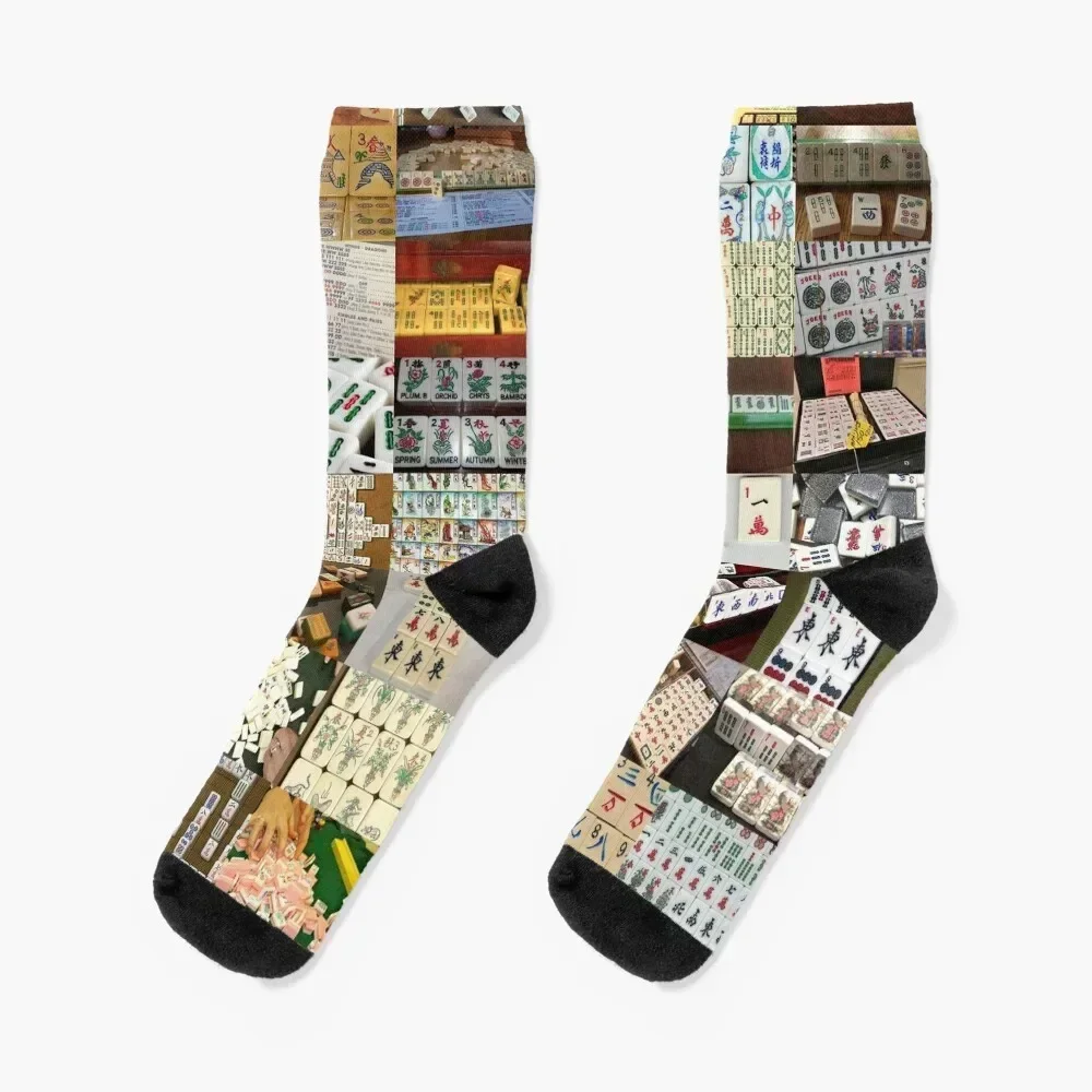 

Mahjong Socks men cotton high quality bright garter compression Stockings man Socks Men Women's