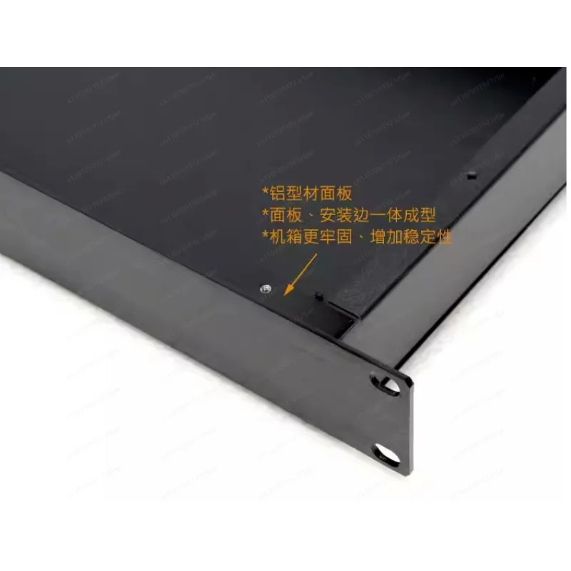 1U Rack Mount Chassis, 19-Inch Standard Server Rackmount Case for Network Equipment