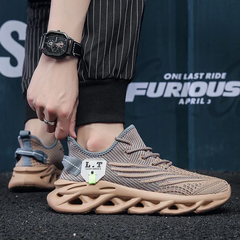 YRZL Sport Laufen Männer Schwarz Jogging Schuhe Casual Turnschuhe Outdoor Atmungsaktive Mesh Frauen Licht Stoßdämpfung Turnschuhe Männer – Detail 11