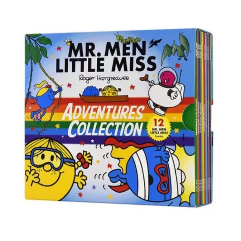 

Mr. Men & Little Miss Adventures Collection 12 Books Box Set by Roger Hargreaves