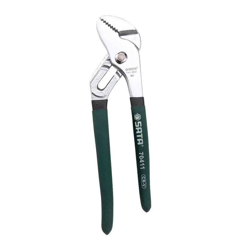 SATA 70411 Water Pump Pliers Sharp Jaws Cut Flat Wear Resistant Durable High Quality Materials Exquisite Workmanship