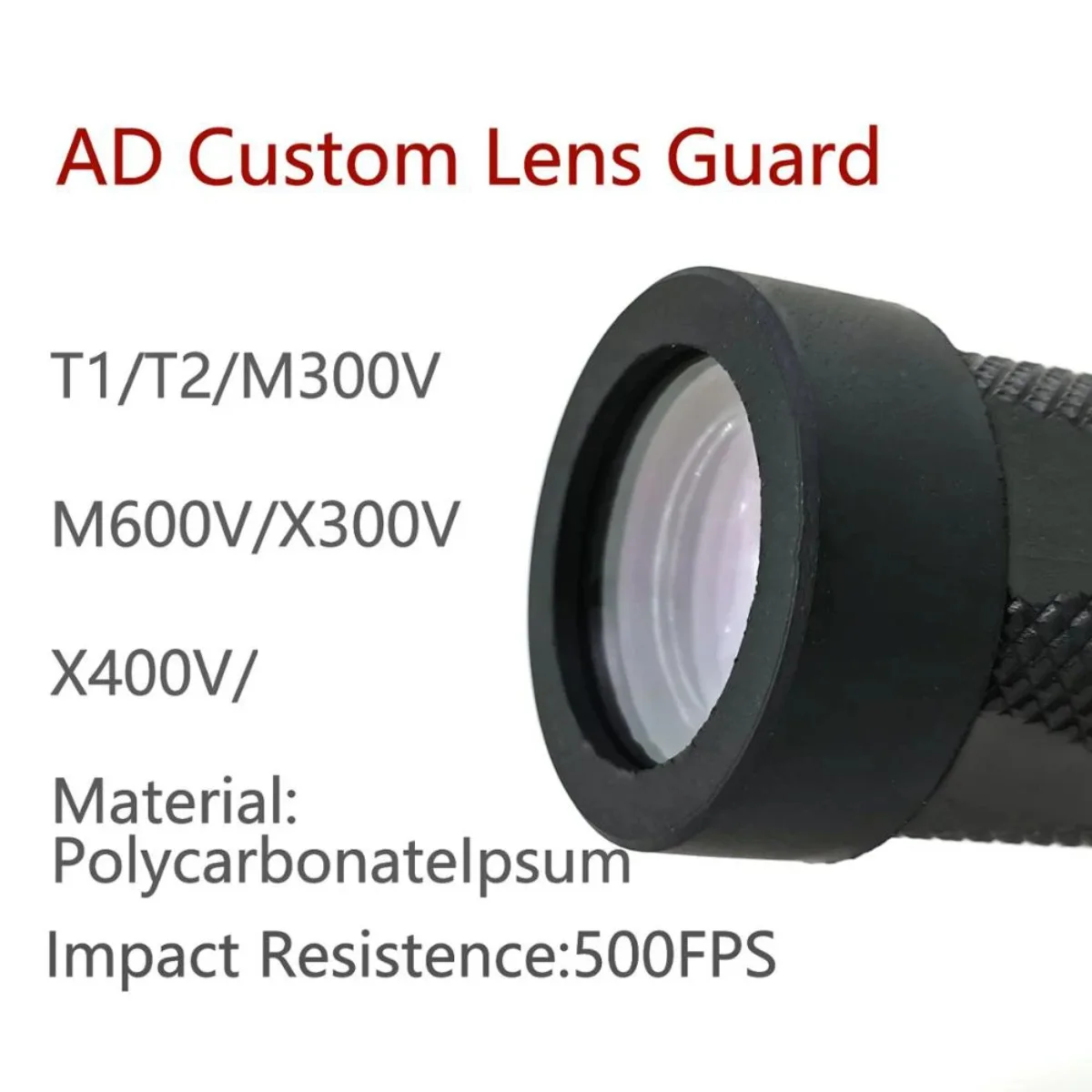 Tactical TR1 M300 M600 X300 X300V Weapon light LED Flashlight AD Custom Lens Guard For SRO MRO Red Dot Sight Protector Hunting