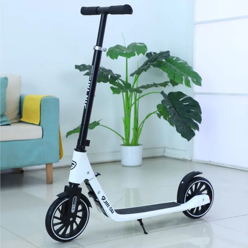 Factory Direct Sales Bull Wheel Kick Foot Scooter Scooter Adult Youth Scooter Foldable Adult Scooter