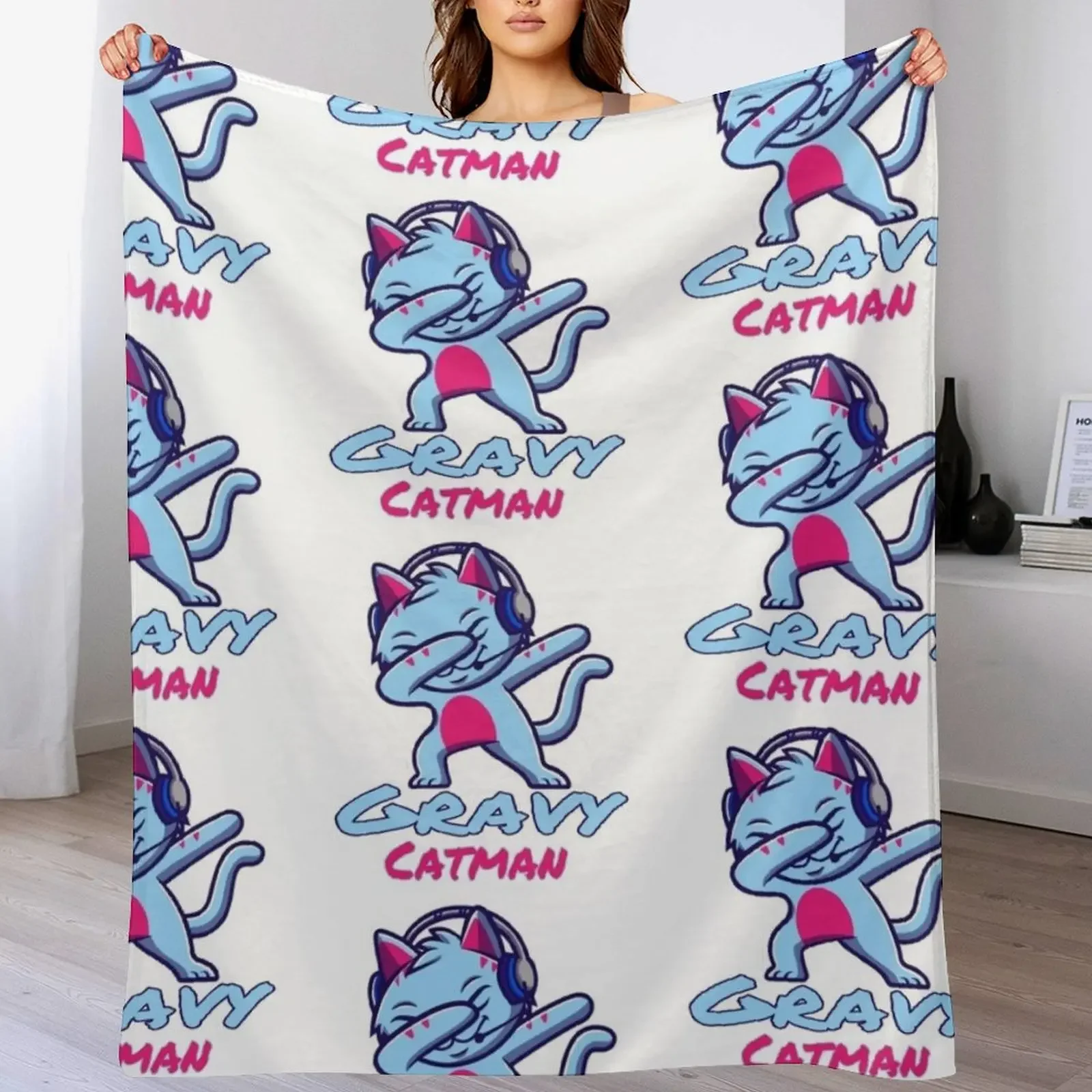 

Gravycatman gamer Throw Blanket Stylish Couch Blanket for Home Living Room
