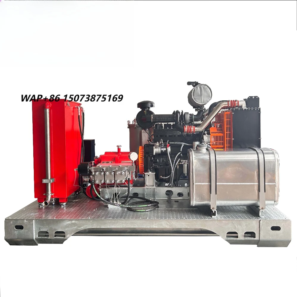 Industrial Heavy Duty Engine High Pressure Cleaner 2800bar 240kW Cold Water Residue-Free Cleaning Blaster for Industrial