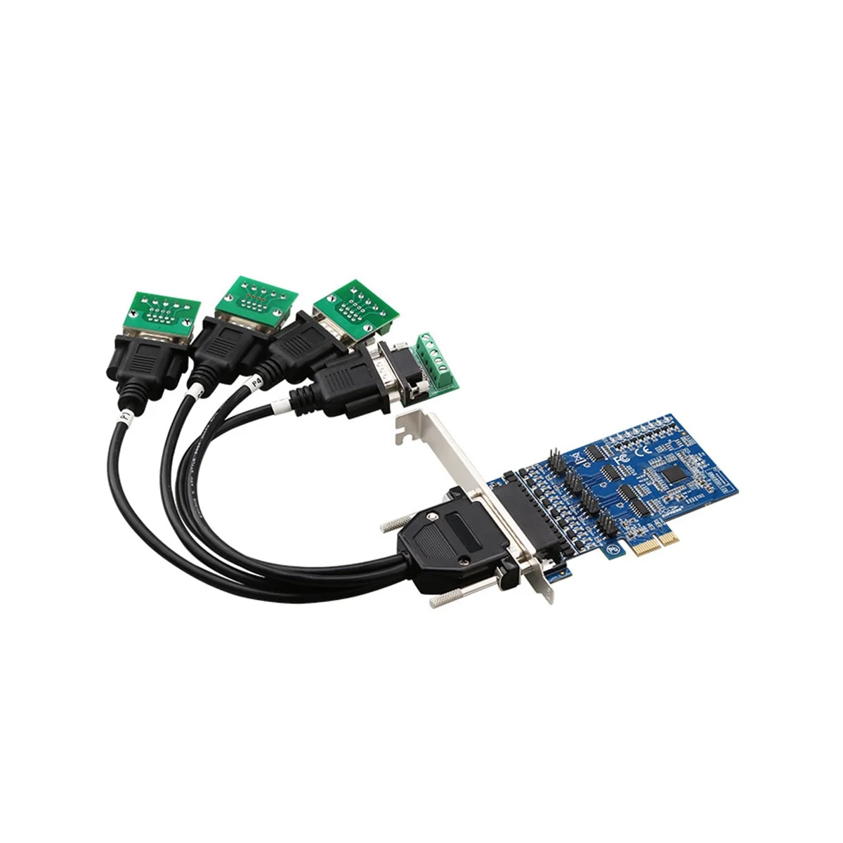 AB20-PCI Expansion 4 Ports RS422 RS485 Expansion Card PCI-E To RS-422 RS-485 Multi-Serial Card Industrial Protector