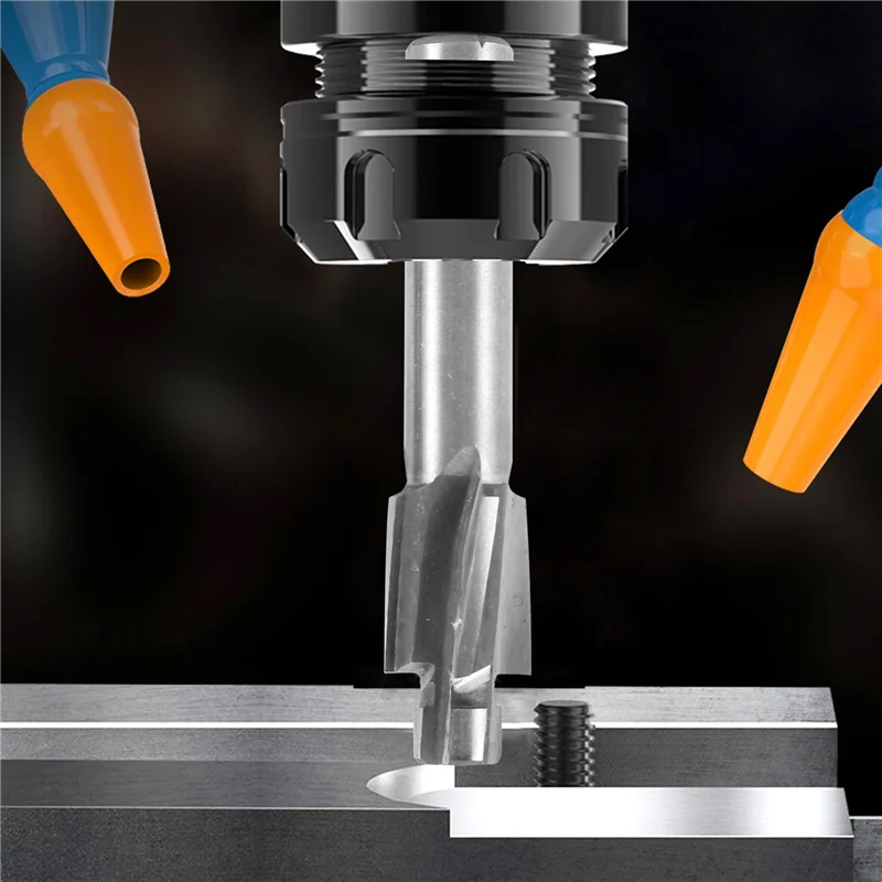 جودة 5 قطعة HSS Counterbore نهاية مطحنة M3-M8 الطيار الشق أداة قاطعة المطحنة غاطسة نهاية المطاحن #4