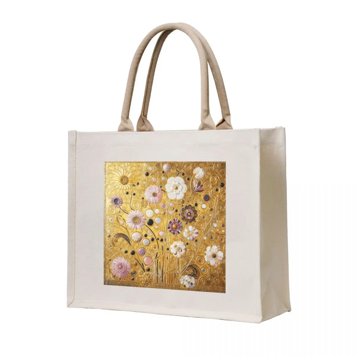 

Klimt Gold Flower Garden Tote Bag eco bag folding shopping bags foldable great bag custom bags