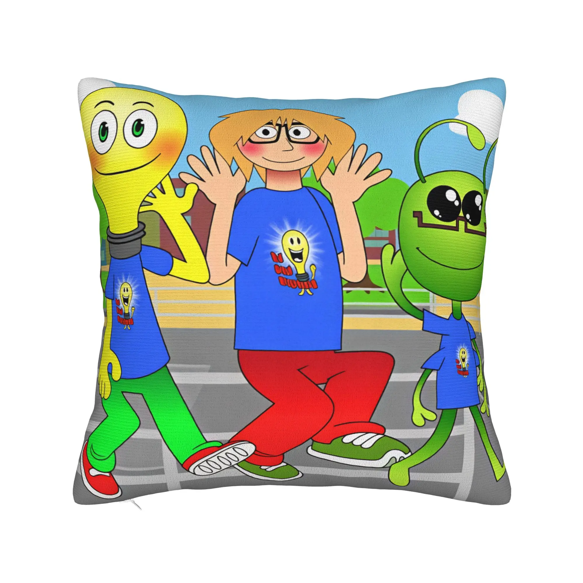 Fact Attack Adventures Pillow Cover  Vintage Pillow Case For Chair Sofa Home Decor Comfy Pillowcases Gift