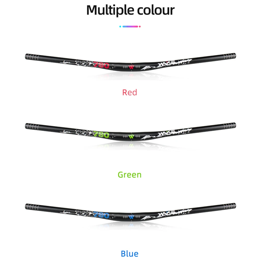 Mountain Bike Handlebars 31.8MM Diameter High-Rise Handlebar with Matte Surface 720MM 780MM Length Aluminum Alloy Handlebar