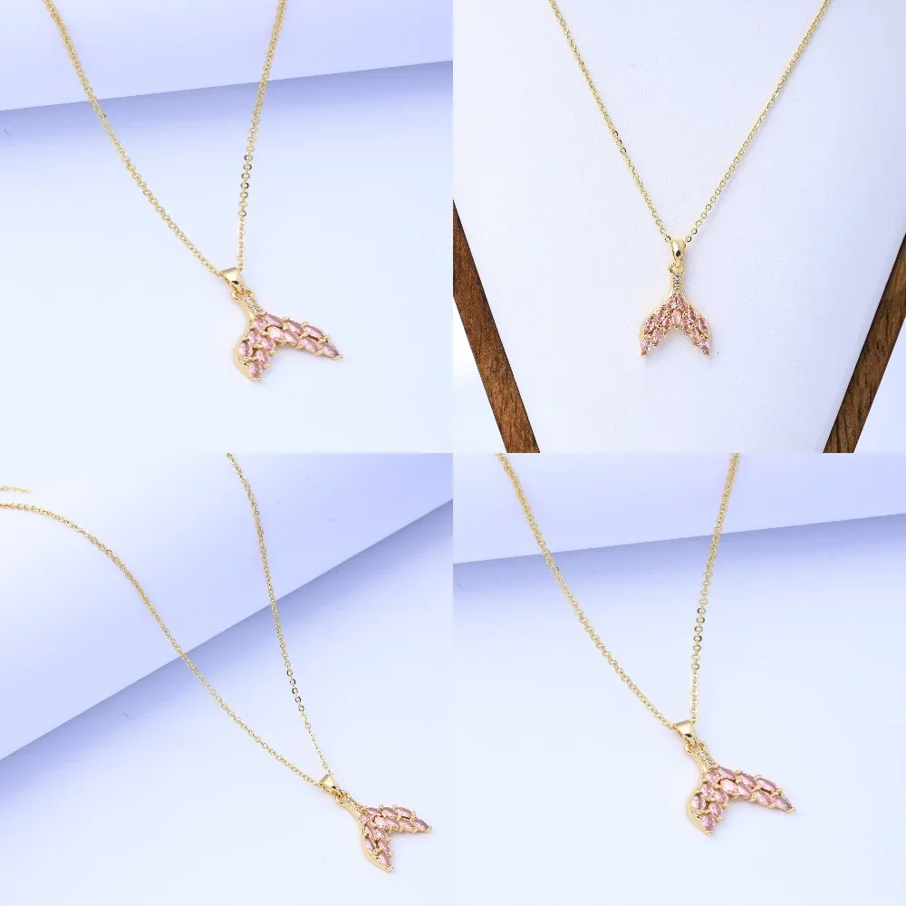 

Necklace women, Japanese and Korean style, cross-border fishtail, niche design, titanium steel clavicle chain, ins, cold wind ne