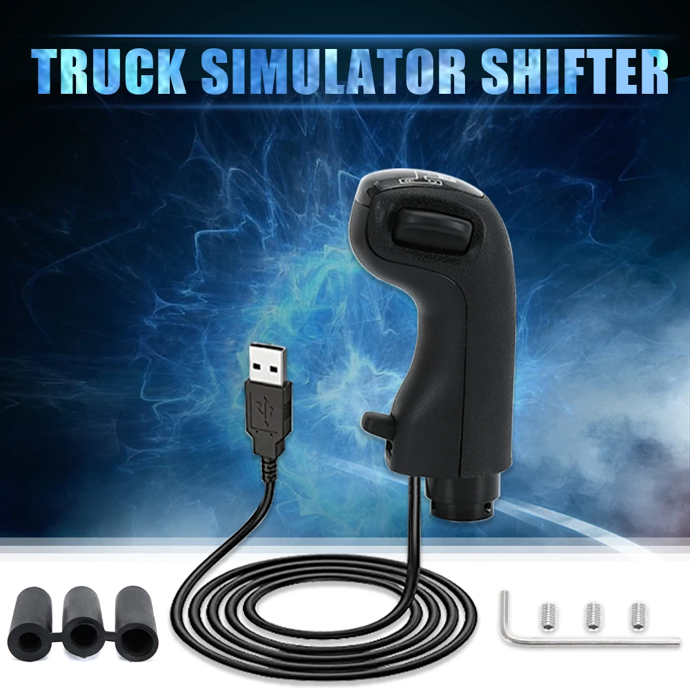 PC USB High Low Gear Simulator Shifter Knob For Logitech G923 G29 G27 G25 TH8A USB Gear Shift Knob For ATS ETS2 Truck Games HB06