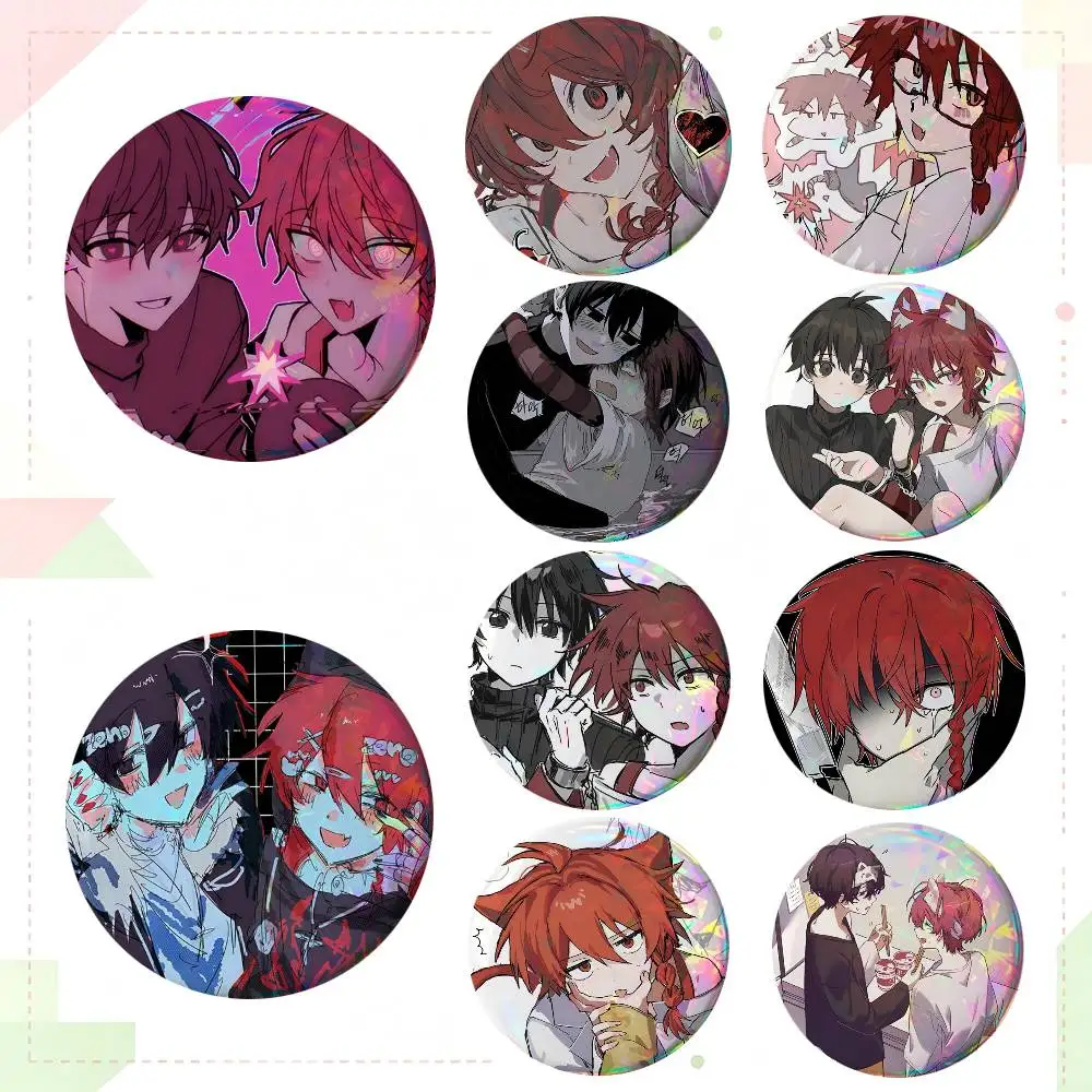 Game Zeno Remake Round Badge Creative Brooch Clothing Backpack Accessories Lapel Pin