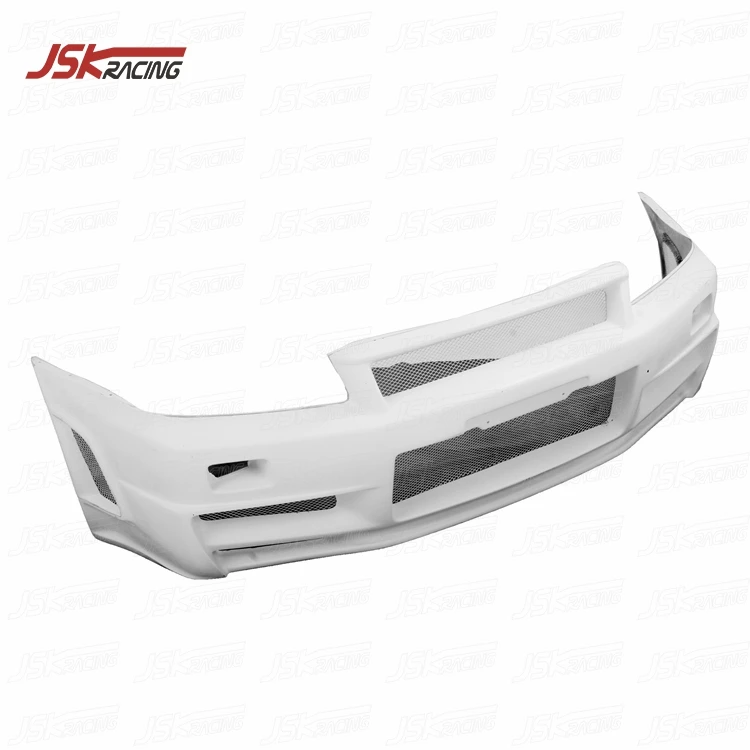 Z-TUNE STYLE GLASS FIBER FRONT BUMPER for 1999-2002 NISSAN SKYLINE R34 GTR