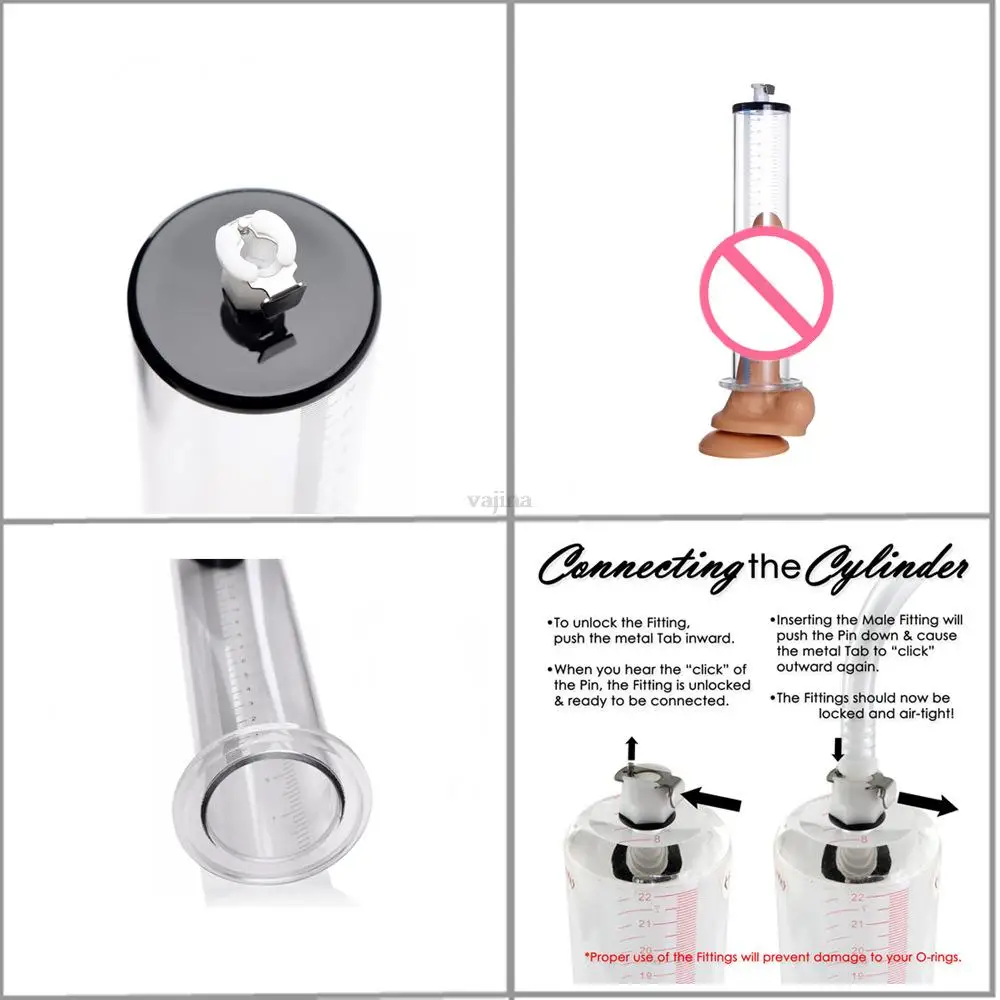 Male Acrylic Penis Pump Manual Penis Enlarger Sex Toys For Man Vacuum Pump Adults Sex Products Male Masturbation Penile Trainer
