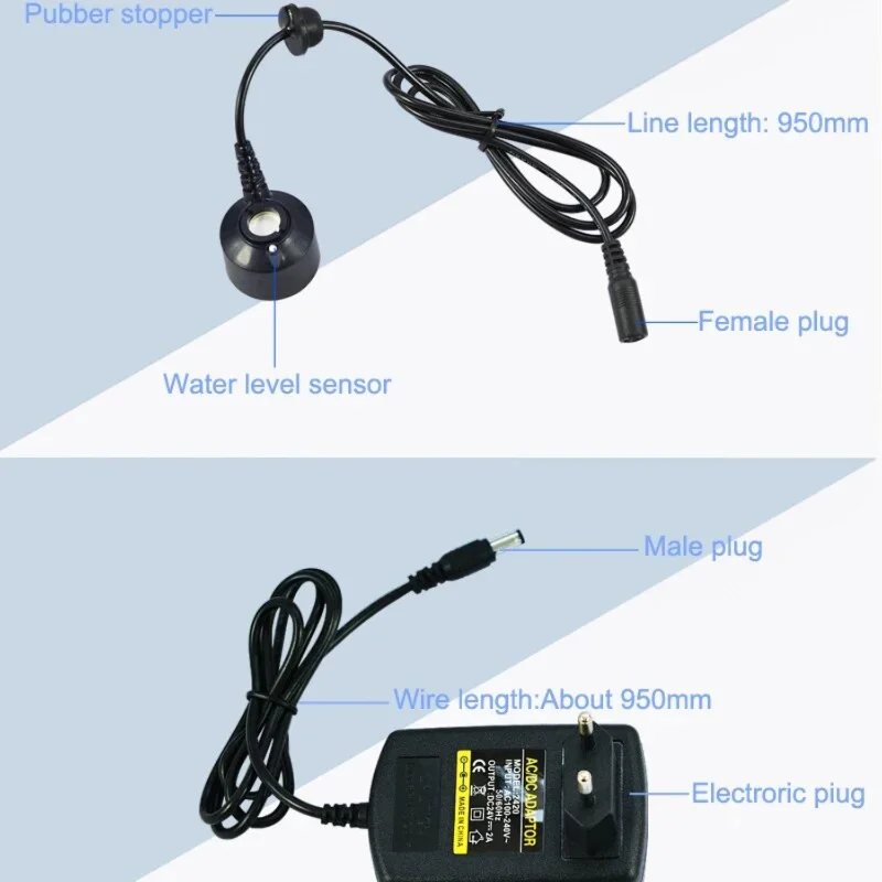 High Quality Ultrasonic Humidifier  Maker Fogger Nebulizer  Fountain Pond Atomizer  Air Diffuser