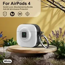 Neue 2025 Für Airpods Pro 3 Fall Mit Schloss Schalter Kopfhörer Stoßfest Shell Für Apple AirPods 1 2 3 4 Pro oder Pro 2nd Fall ﻿