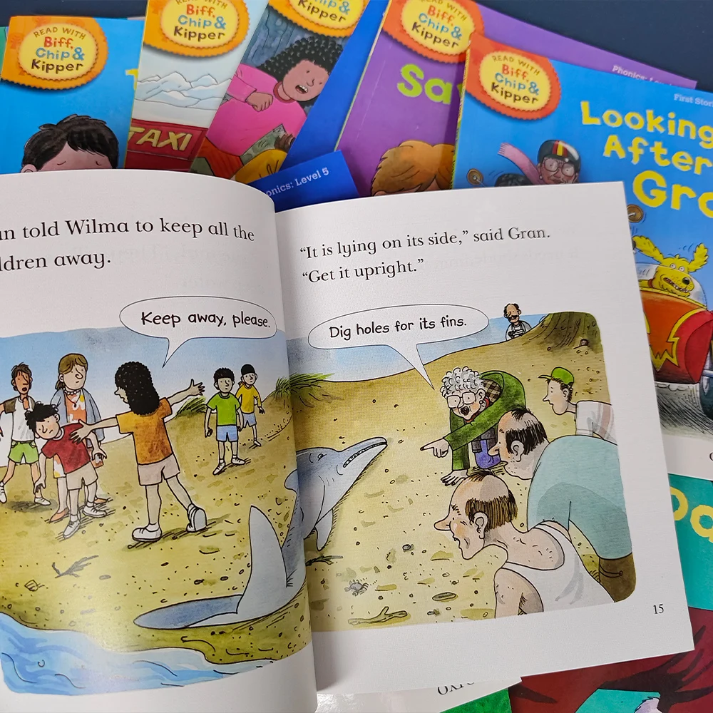 Random 10 Books Oxford Tree Reading 4-6 Stage Home Edition English Graded Picture Handbook Help Your Child To Read