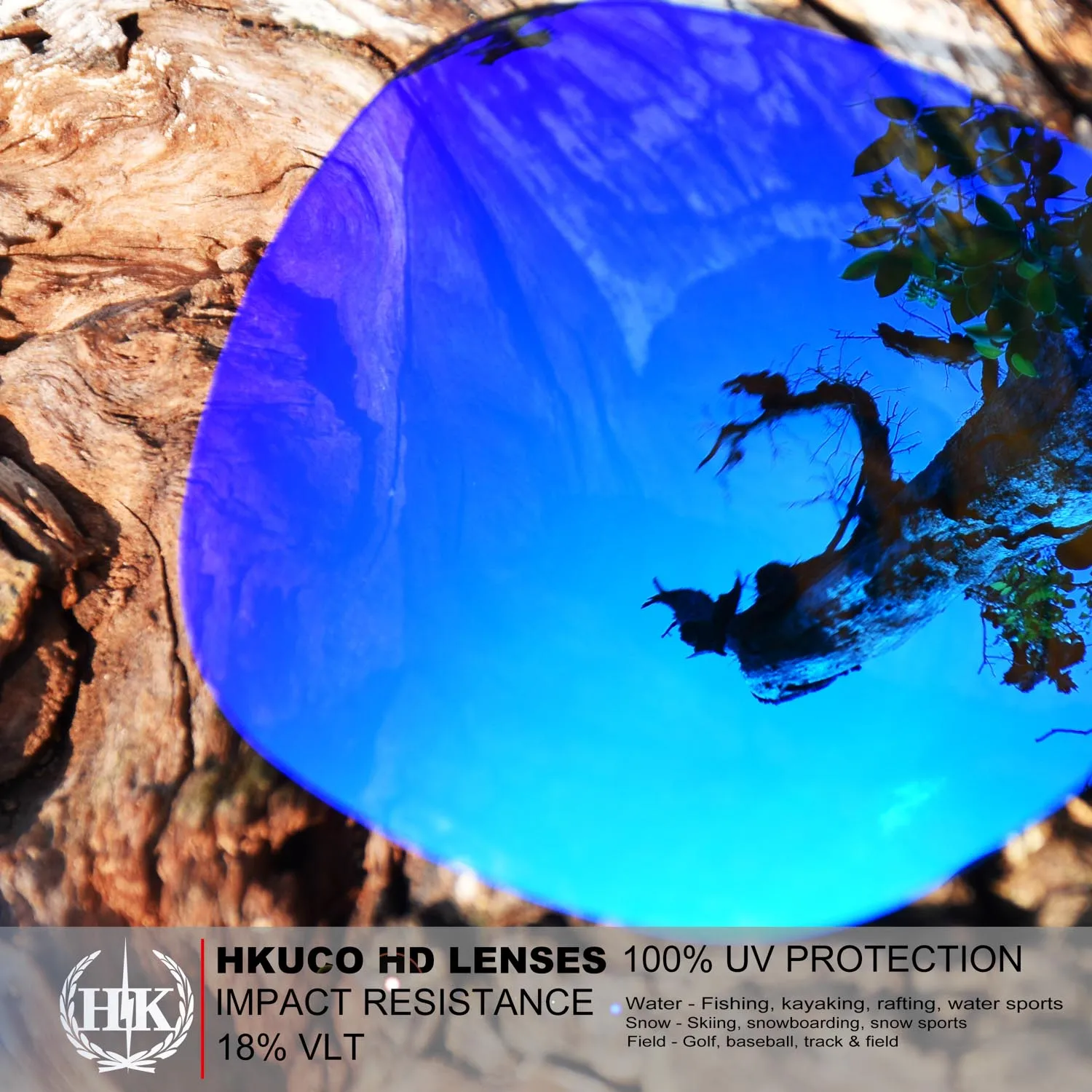 عدسات بديلة للرجال من Hkuco لنظارات Oakley Style Switch الشمسية باللون الأزرق المستقطب #4