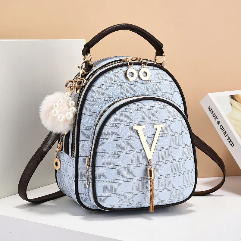 Luxury Brand Designer Women\'S Backpack Fashion New Large Capacity Single Shoulder Crossbody Bag Casual Trend Letter Backpack