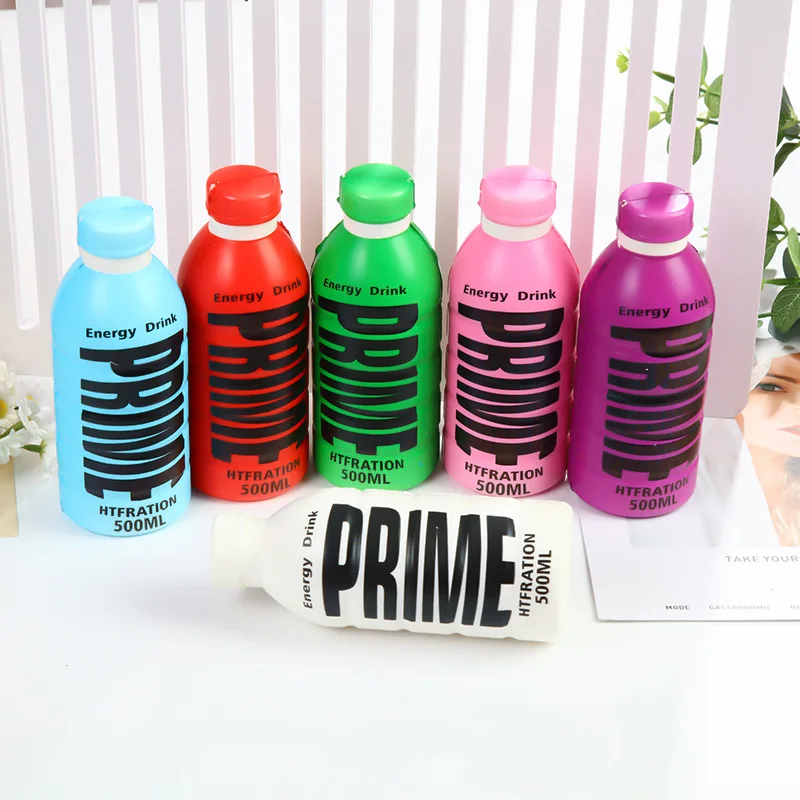 Emotion Stress Beverage Bottle Squishy for Adults Kids, Squeeze Sensory Fidget Toys, Stress Relief Toys for Party Favors Gift