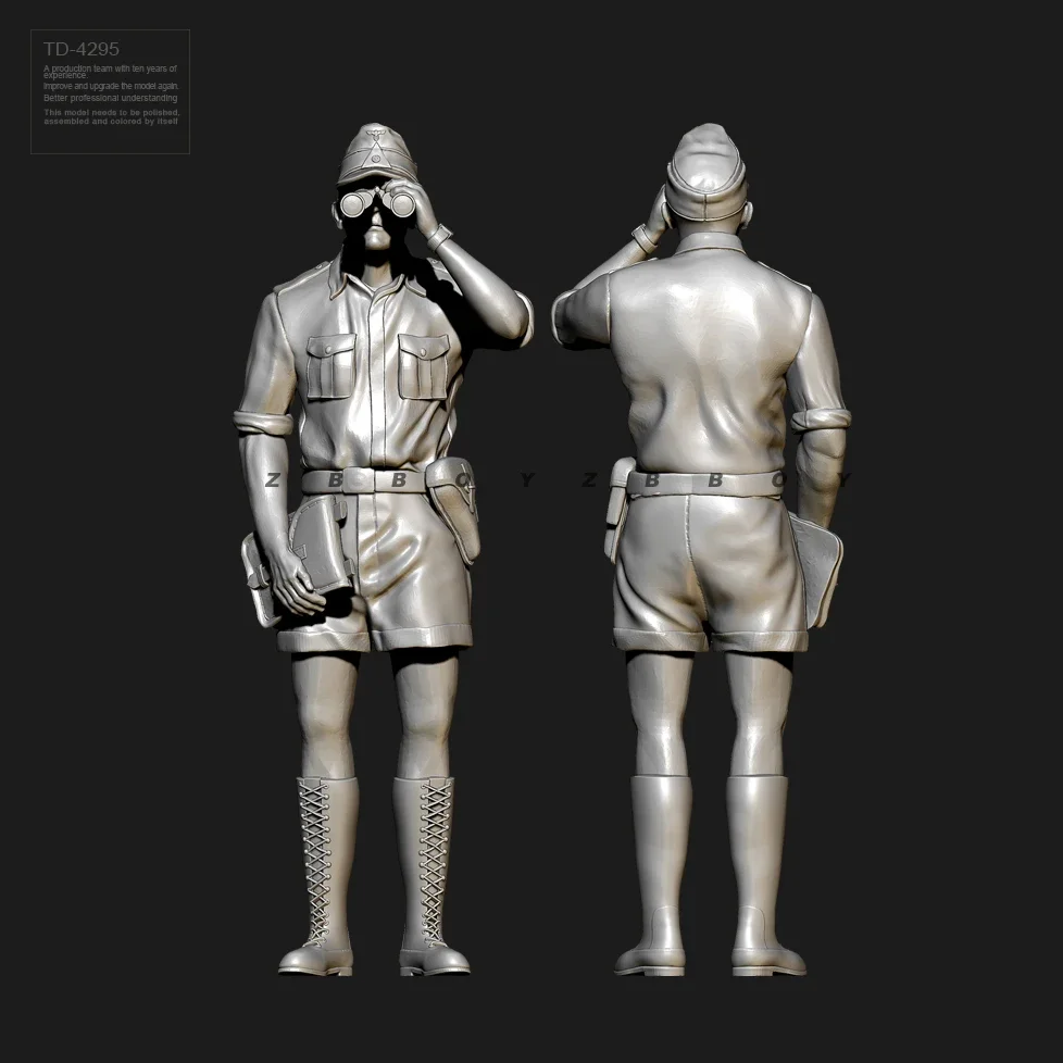 1/35 50 mm Resin Soldier Modellbausatzfigur farblos und selbst zusammengebaut TD-4295