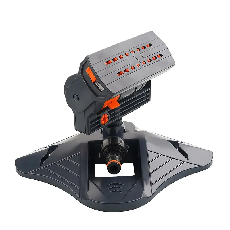 Multi-function Oscillating Sprinkler with Triangle Base, Adjustable Water Spray Pattern for Garden Lawn Irrigation