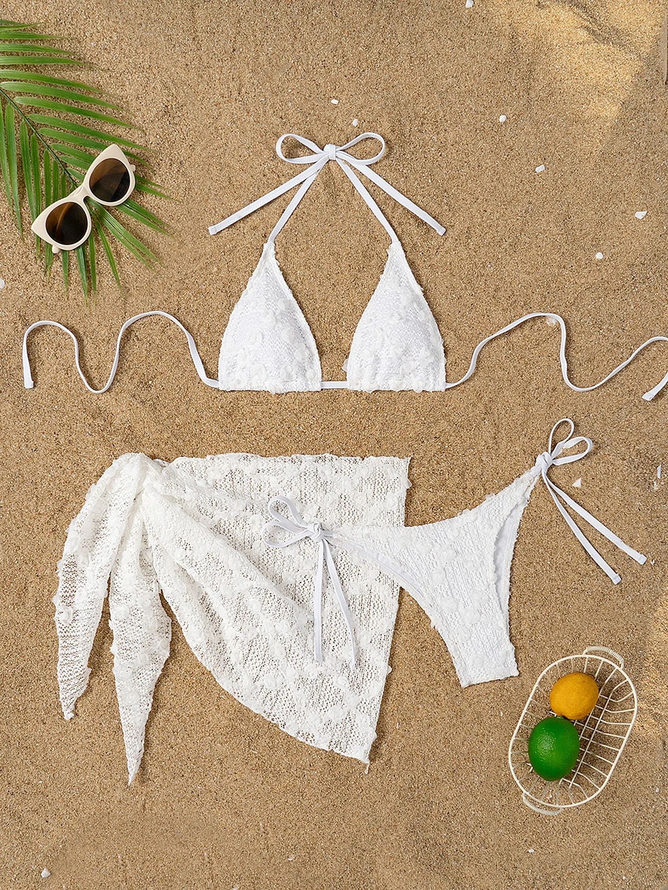 مثير الأبيض الرسن التعادل مايكرو البيكينيات مجموعات 3 قطعة مع غطاء تنورة المايوه المايوه ملابس الشاطئ biquini Tankini تريكيني