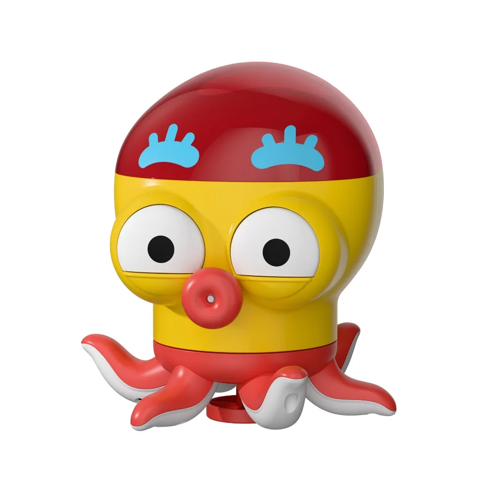 Plástico agua jugando pulpo juguete ducha interactivo multiusos baño rociador juguete decorativo jugar agua