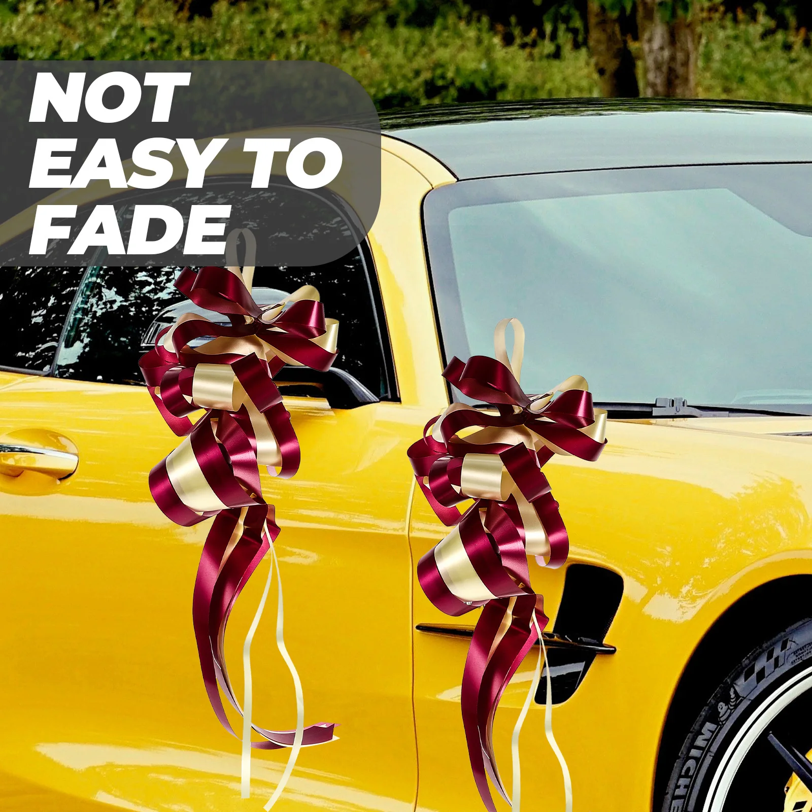 

10Pcs Pull Bows Wedding Car Decorations Gift Wrapping Wide Ribbons Long Tails Party Supplies Pull Bow Wedding Bows