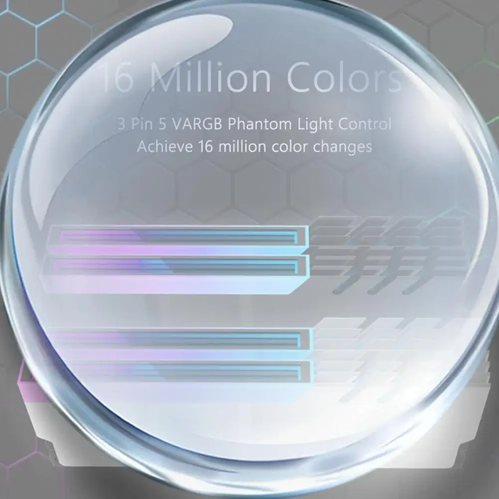 

Радиатор оперативной памяти DDR4 DDR5 Ram Cooler Radiator 5V 3PIN ARGB AURA Sync Алюминиевый сплав Термостойкие компьютерные аксессуары