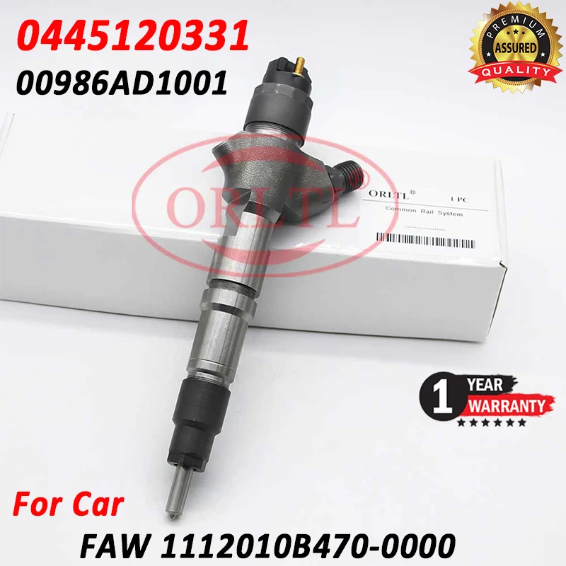 

0445120331 Common Rail Injector 00986AD1001 Fuel Injection Nozzle 30614068832 For FAW 1112010B470-0000