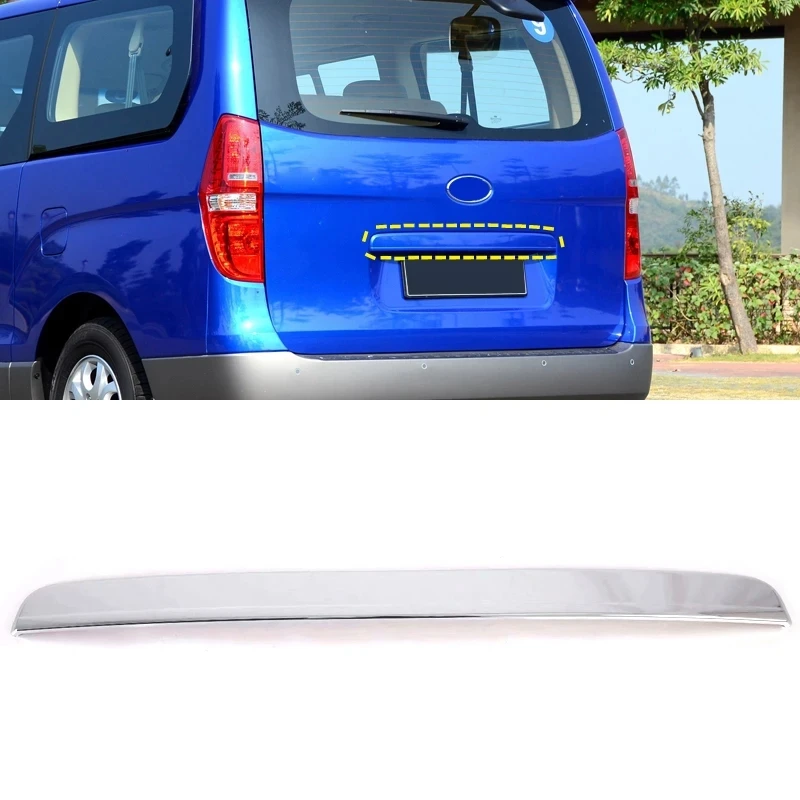 for Hyundai H-1 Grand Starex I800 ILoad 2008-2020 Exterior Accessories ABS Plastic Rear Trunk Lid Decoration Trim