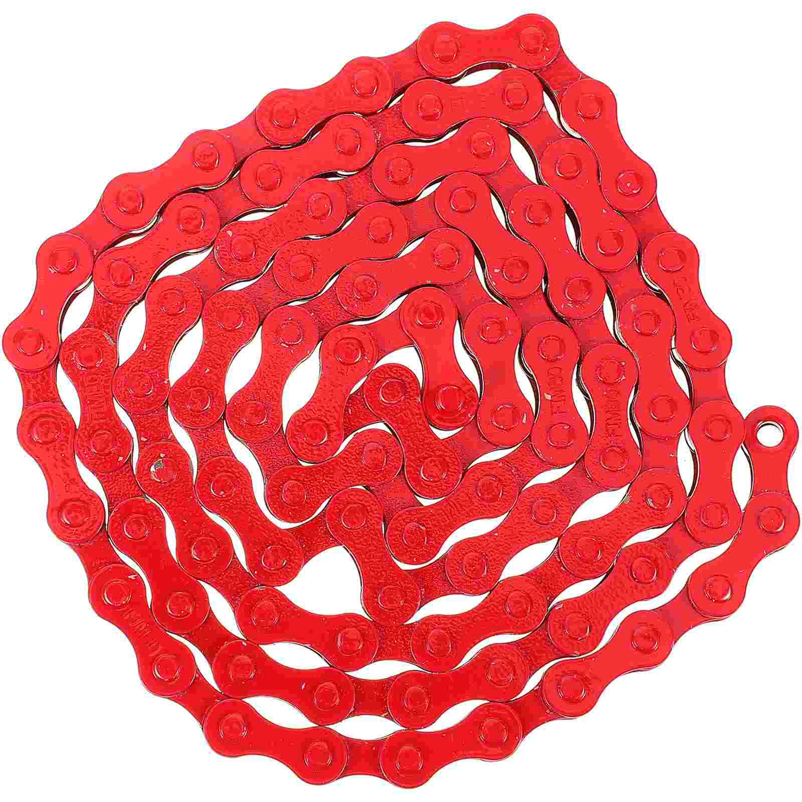 

Pedals Bicycle Chain Mountain Bike Accessory Metal Fitness Red Chains for Bikes