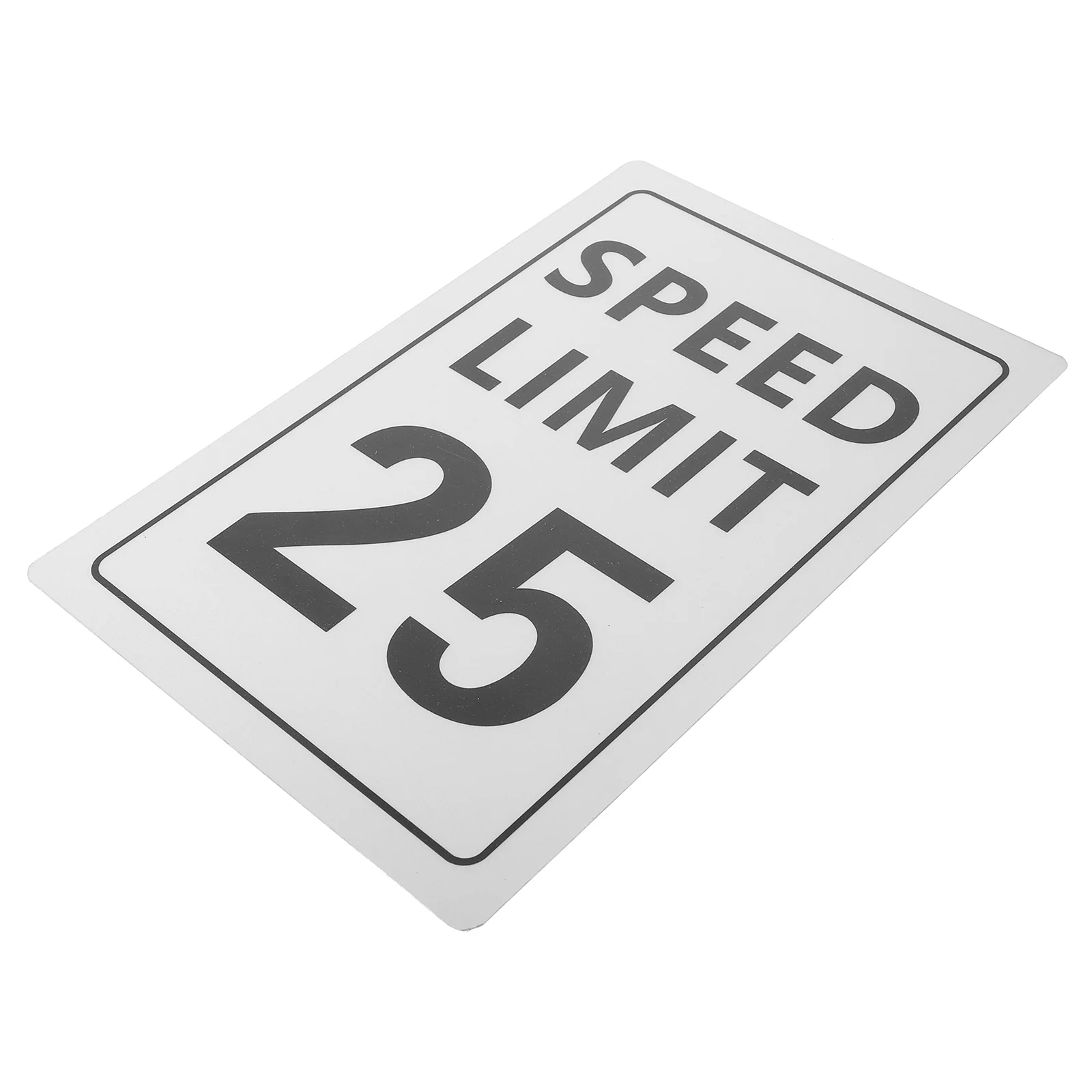 25 Mile Speed Limit Sign Reflective Road Customized Driveway Safety Aluminum Alloy Limited Warming for Metal Signs