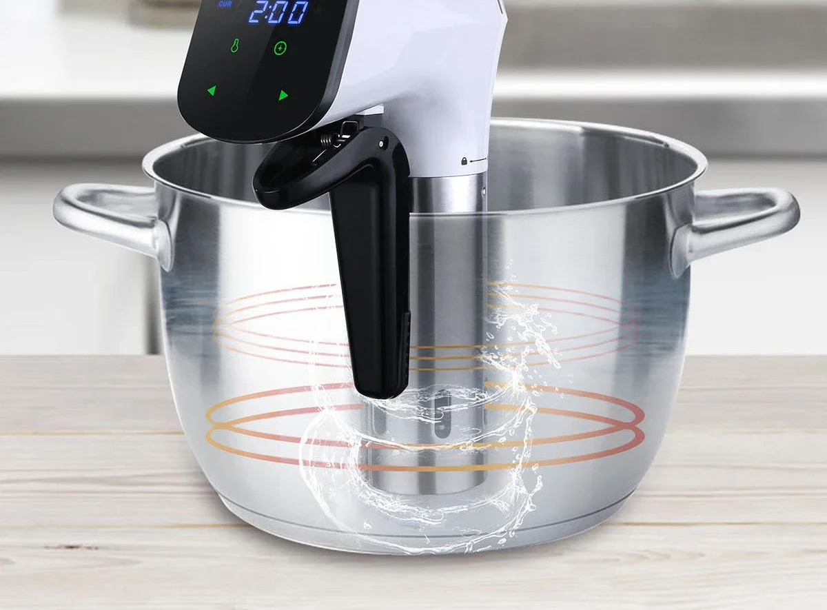 110V/220V Commercial Sous Vide Machine High Power Precise Temperature Control for Steak Cooking at Home BDW