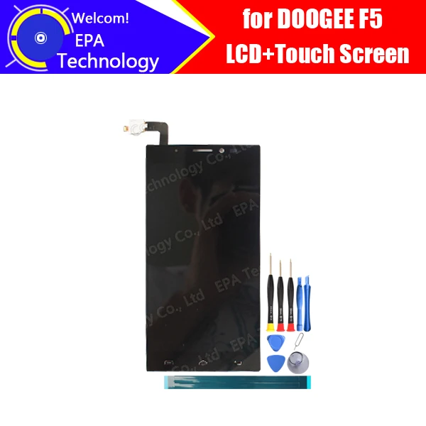 

DOOGEE F5 LCD Display+Touch Screen 100% Original New Tested Digitizer Glass Panel Replacement For F5 + Tools