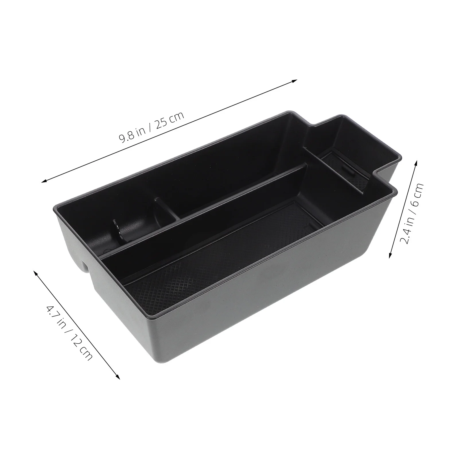 Car Compartment Organizer Center Console ABS Scratch Resistant Storage Tray Road Holder Car Accessories Storage
