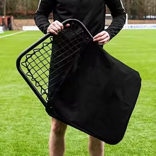 공장 직영 상업용 휴대용 축구 골대 네트 미니 핸드헬드 리바운드 축구 네트 훈련 골키퍼 훈련 네트