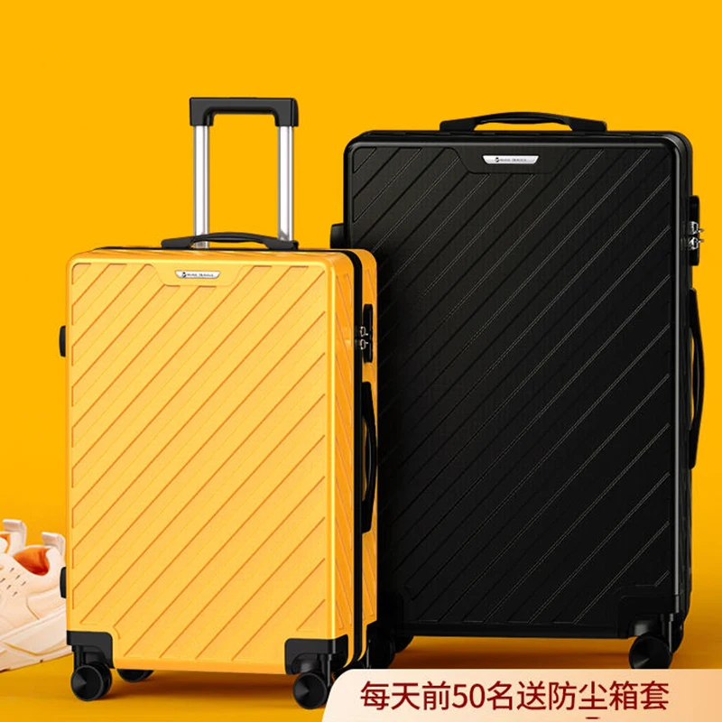 Luggage Men's trolley case Large capacity 28 suitcase universal wheel Female 20 Strong durable password suitcase 24 inches