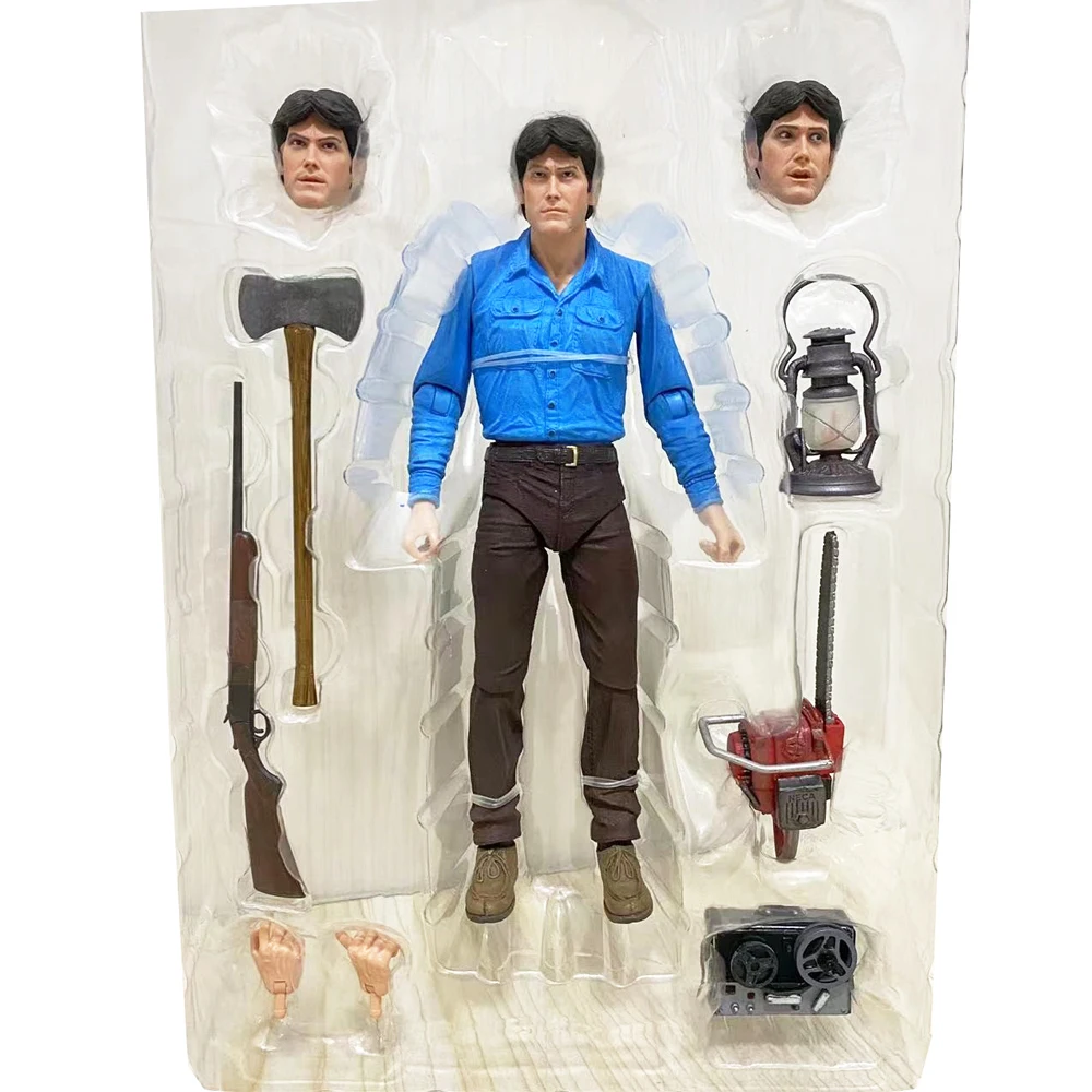 High Quality Evil Dead Ultimate Ash Horror Film NECA Action Figure Model Toys Gift Collection