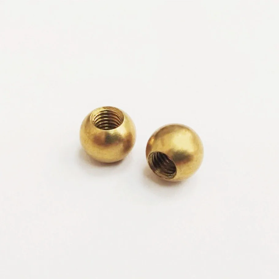 1PCS Brass Thread Hole Ball For CNC Later Machine