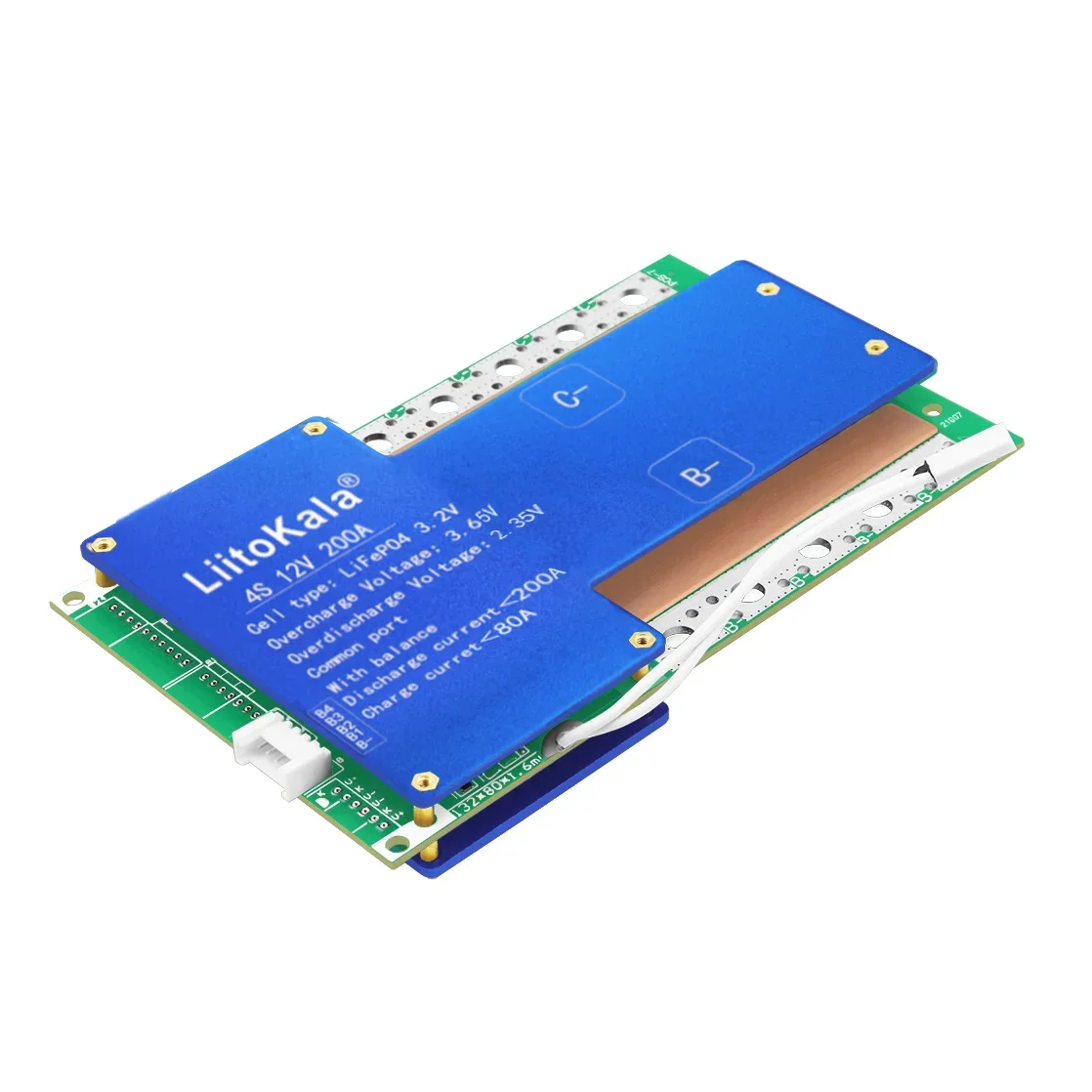 LiitoKala 4S-12V200A-BMS LiFePo4 Lithium Iron Phosphate Battery Protection Circuit Board With Balanced Charging