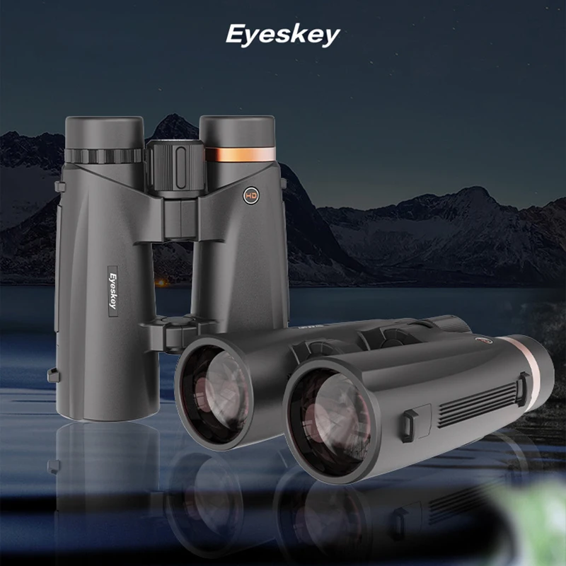 

Eyeskey-Professional Binoculars Wide Angle Handheld Waterproof Powerful BAK4 Night Vision, Outdoor, Camping, Concert, 12x50HD