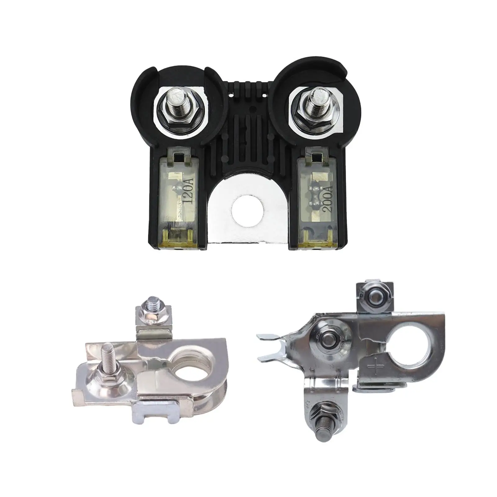 Battery Terminal Set Terminal Clamps 926-010 12V Sturdy Replace Parts 120A/200A Connector Accessories for F-150