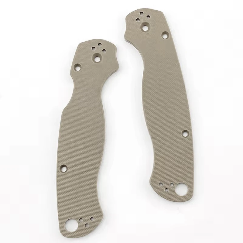 1 paio di toppe per manico lama G10 per accessori fai da te in materiale patch coltello ragno Para 2 C81
