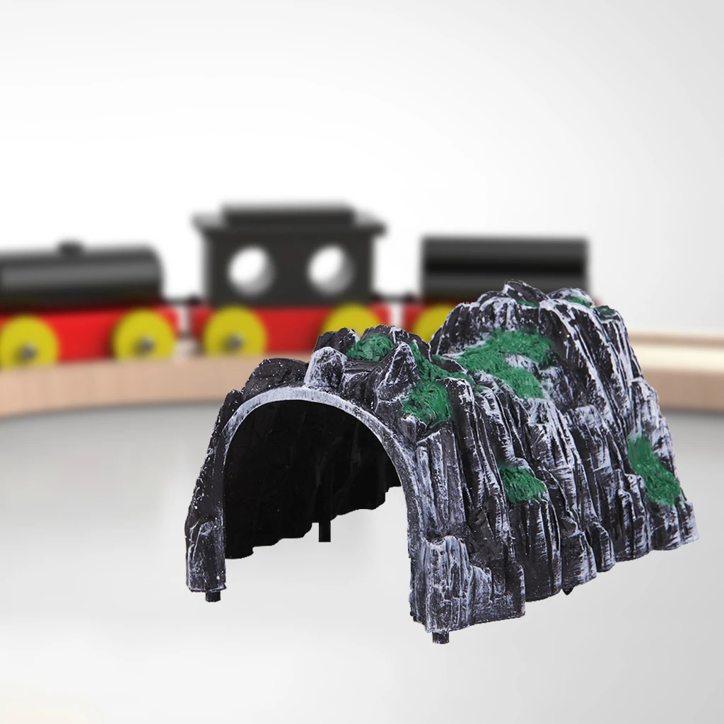 Modèle réduit de train en plastique, chemin de fer, tunnel 1:87, accessoires de micro paysage, jouet