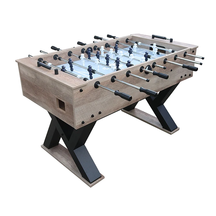 2026 55-Inch Rust Wood Finish Adult Size Foosball Table Indoor Sports Soccer Table for Wholesale Salepromote sales